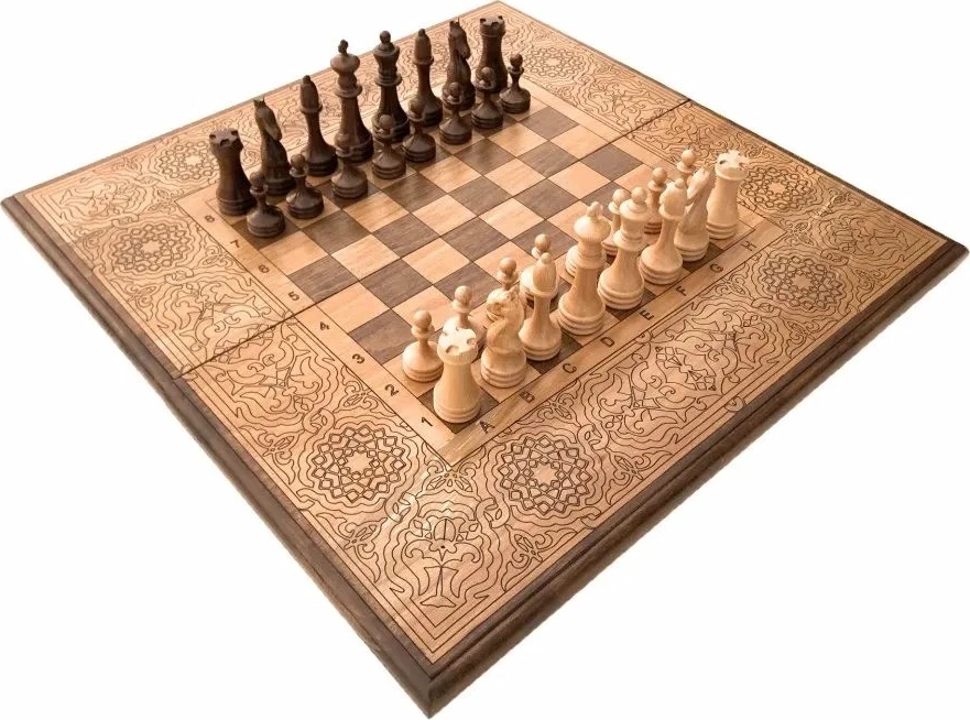 Шахматы + нарды "Модерн 2" 50, Zakaryan 