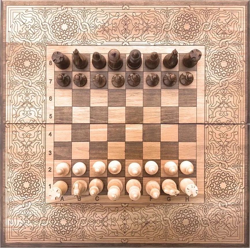 Шахматы + нарды "Модерн 2" 50, Zakaryan 