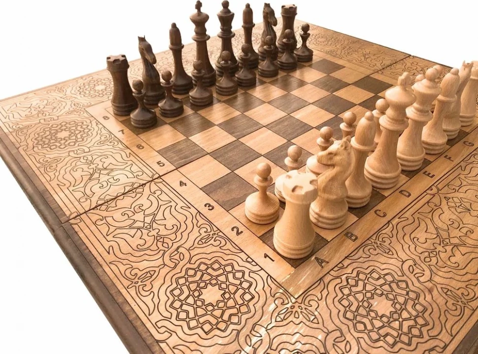 Шахматы + нарды "Модерн 2" 50, Zakaryan 