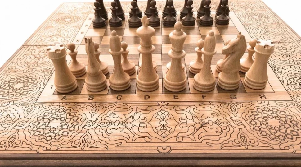 Шахматы + нарды "Модерн 2" 50, Zakaryan 