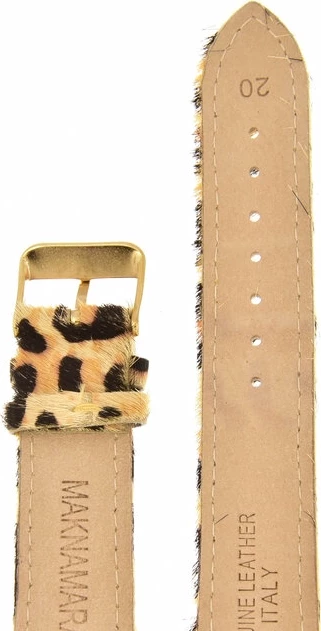 Ремешки maknamara 20 мм леопард зол заст-1 МР-20116 