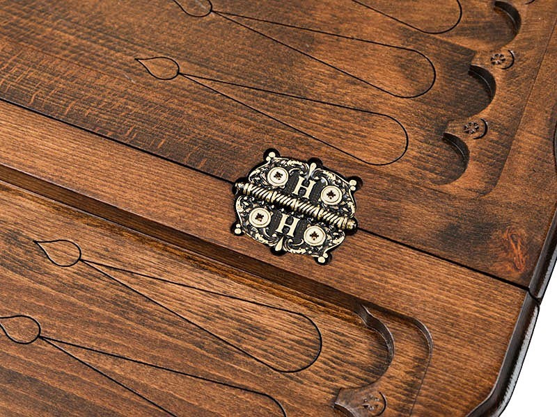 Нарды резные "Рыбак" 50, Haleyan 