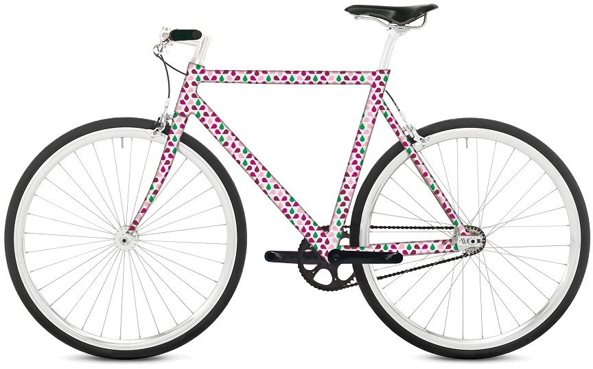 Наклейка на раму велосипеда blossom 