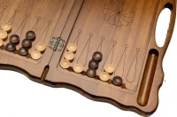 Нарды резные &quot;Армянский узор 6&quot; с ручкой 60, Haleyan