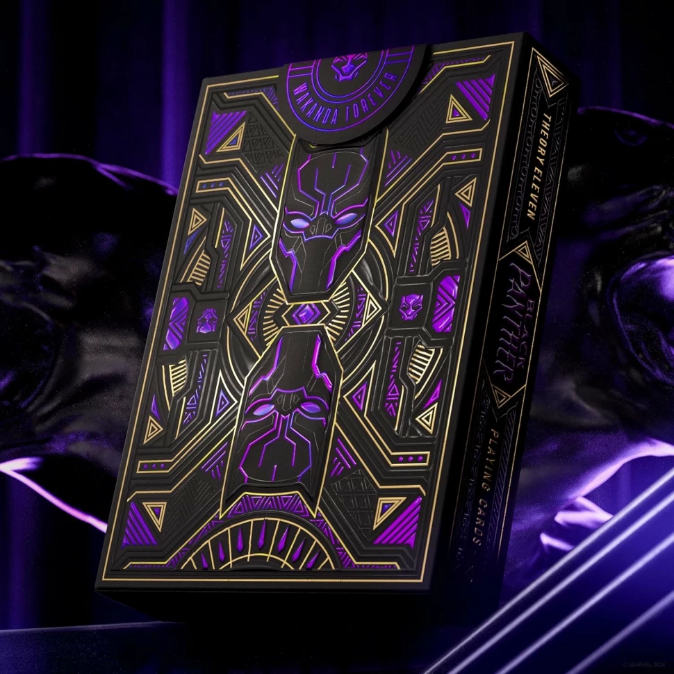 Карты "Theory11 Black Panther Playing Cards" 