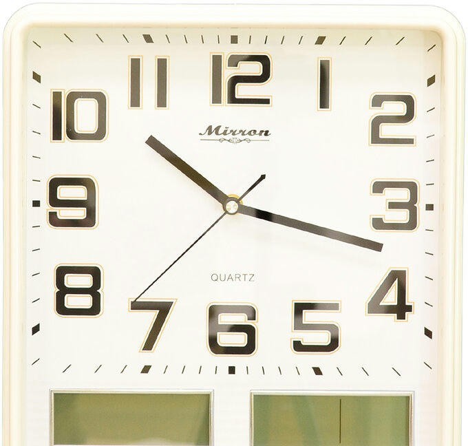Настенные часы mirron p3105А ЖК ББ 