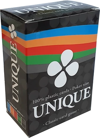 Карточная игра Unique (Uno с картами 100% пластик) 