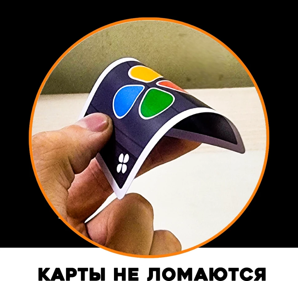 Карточная игра Unique (Uno с картами 100% пластик) 