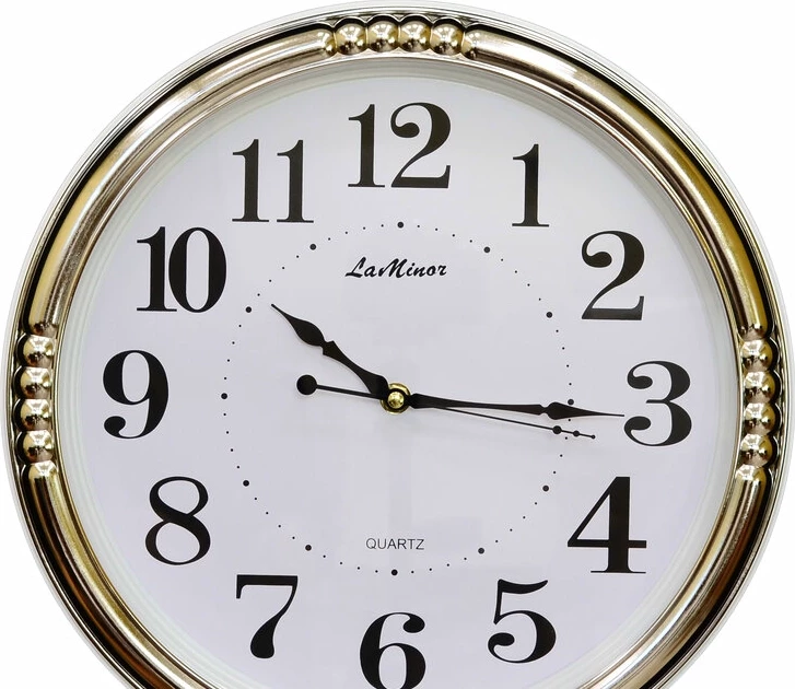 Настенные часы la minor 7423-b сереб 