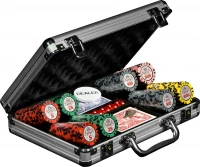 Набор для покера Black Crown на 200 фишек