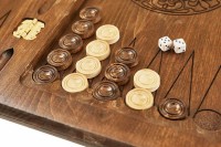 Нарды резные &quot;Орнамент-4&quot; 60, Ustyan