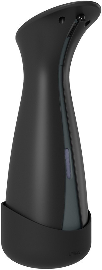 Диспенсер для мыла сенсорный настенный otto, 255 мл, черно-серый 