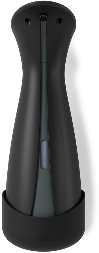 Диспенсер для мыла сенсорный настенный otto, 255 мл, черно-серый 