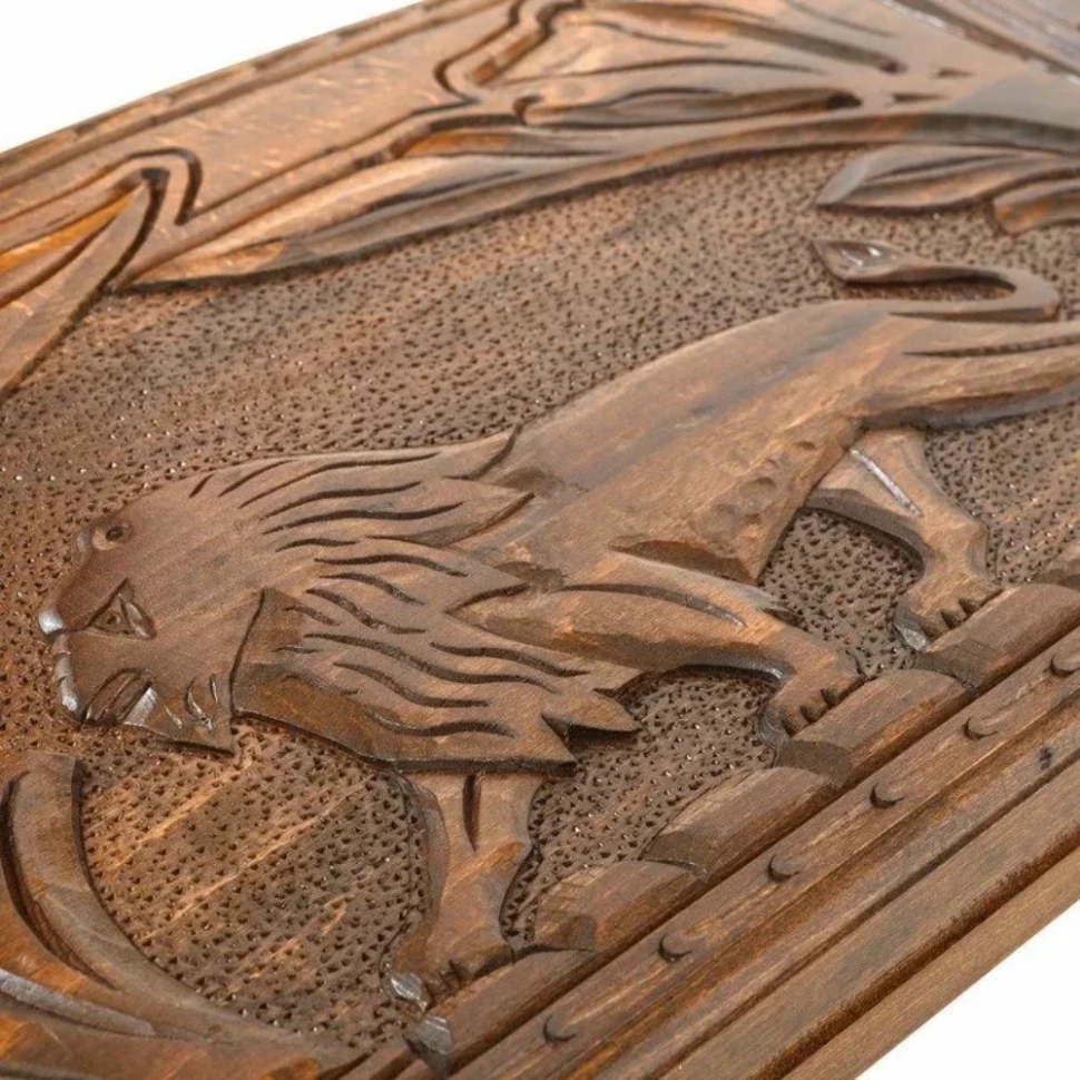 Нарды резные "Лев", Petrosyan 