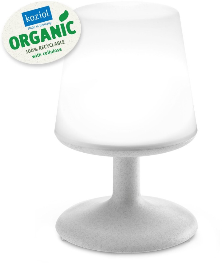 Лампа настольная light to go, organic, серая 
