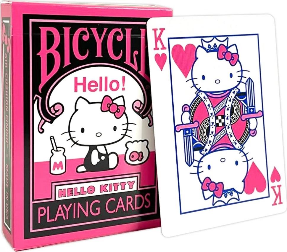 Карты "Bicycle Hello Kitty Black & Pink" 