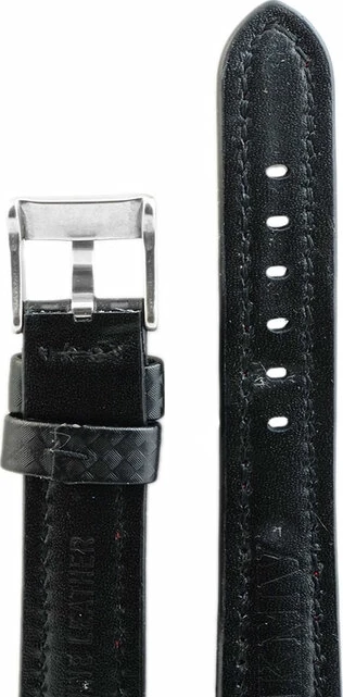 Ремешки "kmv" s-374 (1.6), 18 р-р, чер с крас стр. 