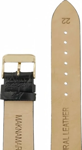 Ремешки maknamara 22 мм croco чер 
