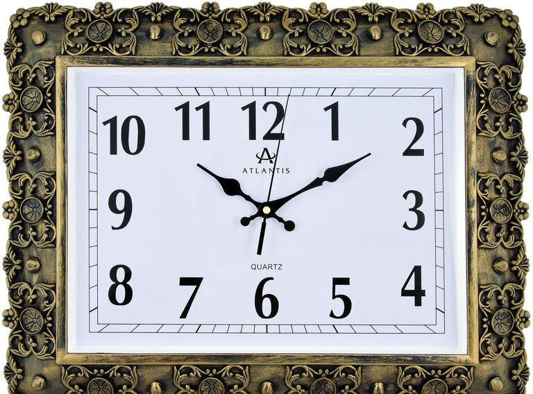 Настенные часы atlantis tld-35216a brown 