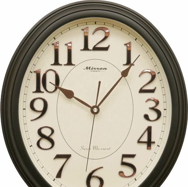 Настенные часы mirron p3121b ЧБ 