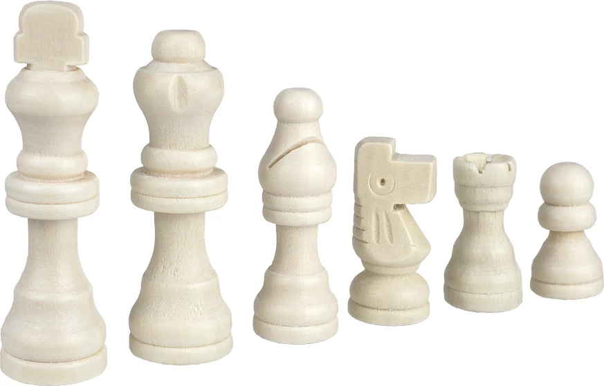 Шахматные фигуры деревянные с подложкой Partida 6,4 см 