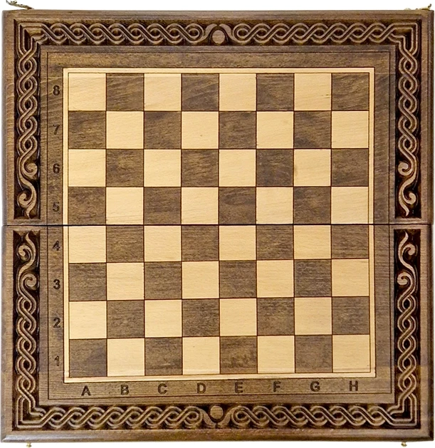 Шахматы + нарды резные "Лоза" 50, Ustyan 