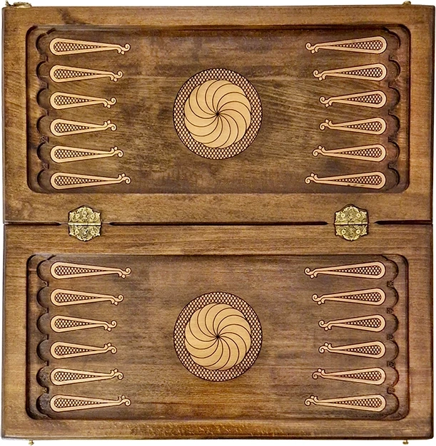 Шахматы + нарды резные "Лоза" 50, Ustyan 