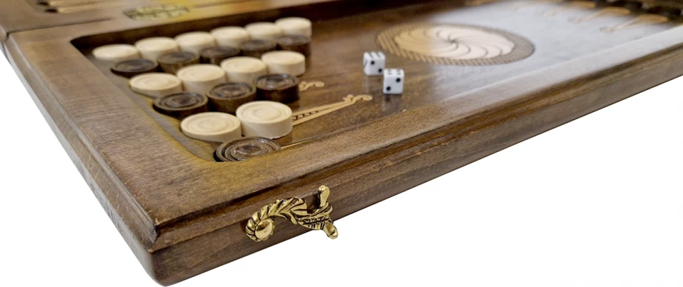 Шахматы + нарды резные "Лоза" 50, Ustyan 