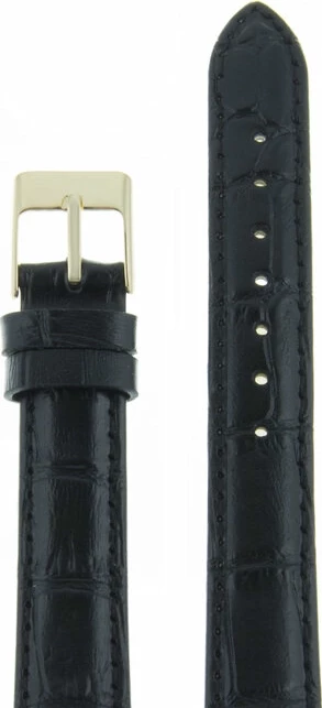 Ремешки velengton 16 черн croco зол заст 