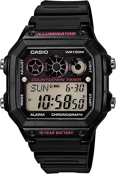 наручные часы casio ae-1300wh-1a2 