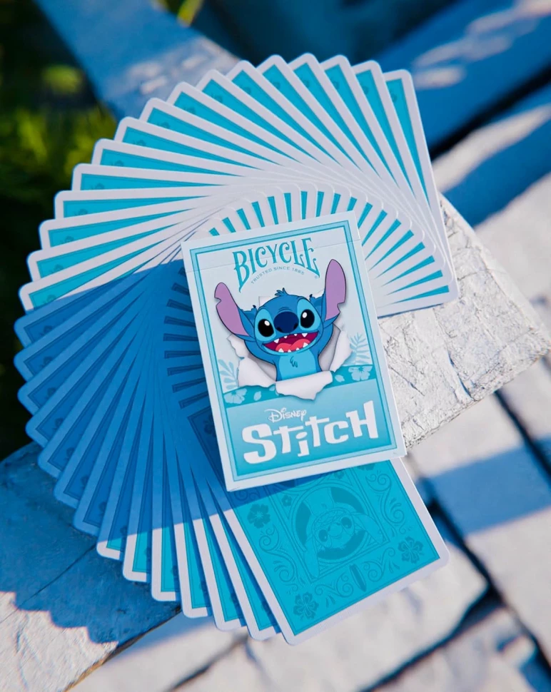 Карты "Bicycle Disney Stitch Standard Index" 