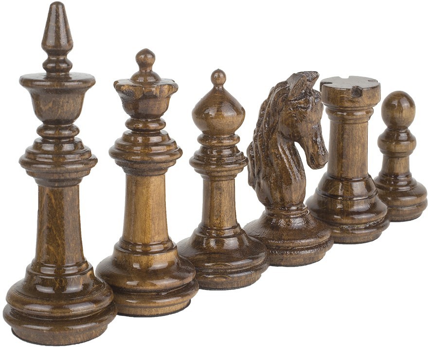 Шахматные фигуры "Рыцарские" большие 807, Haleyan 