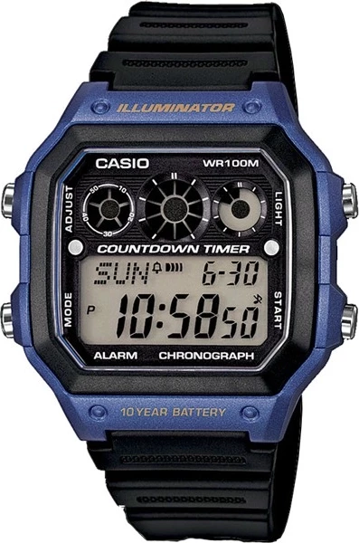 наручные часы casio ae-1300wh-2a 