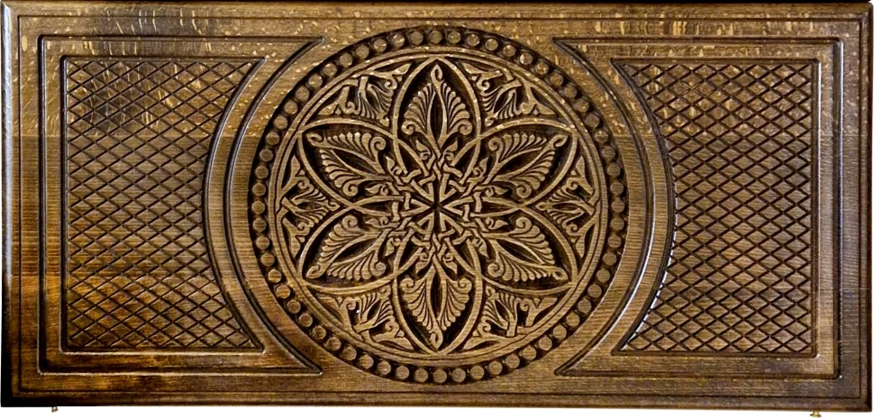 Нарды резные "Армянский узор" 60, Ustyan 