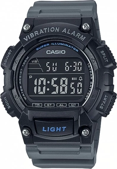 наручные часы casio w-736h-8b 