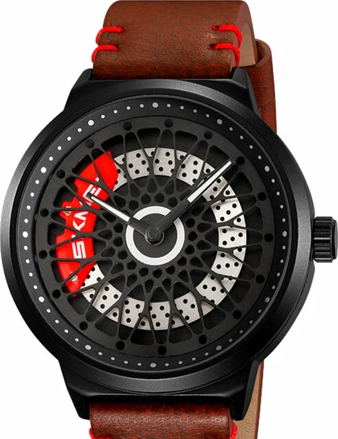 Наручные часы skmei 2356lbkbn black-brown leather 