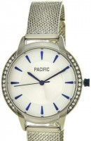 Наручные часы pacific x6167 корп-хром циф-бел/син сетка
