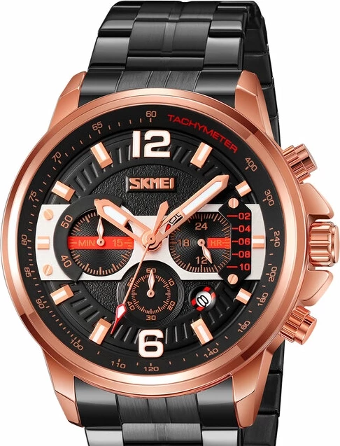 Наручные часы skmei 9332rgbk rose gold/black 