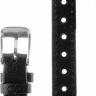 Ремешки maknamara 12 мм чер гладкий сер заст mp-12015 