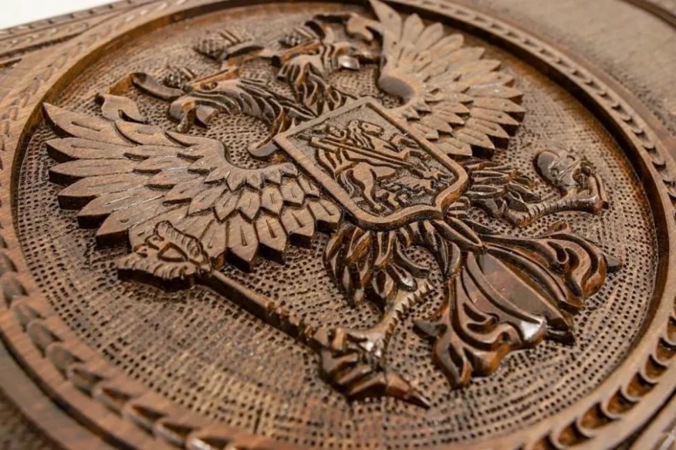 Нарды резные "Герб РФ 1", Simonyan 