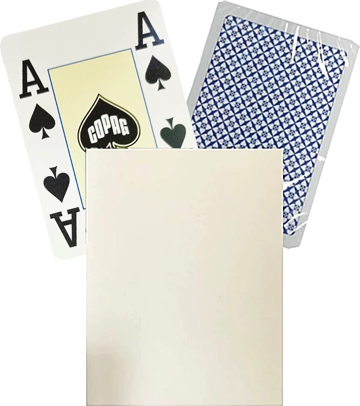 Карты "Copag Poker Tech Art jumbo index blue" 