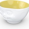 Чаша tassen winking, 500 мл, белая-желтая 