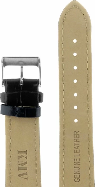 Ремешки "kmv" s-11, 20 р-р, чер, толщина 3,8 мм, l 