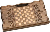 Нарды резные &quot;Арарат&quot; с ручкой 40, Haleyan