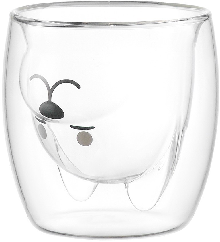 Чашка стеклянная с рисунком dog, 250 мл 