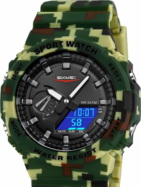Наручные часы skmei 2351cmgn army green camo 