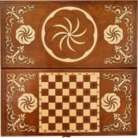 Нарды резные &quot;Бесконечность 3&quot; 60, Haleyan