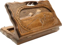 Нарды резные &quot;Арарат и Хор Вирап&quot; с ручкой 30, Haleyan