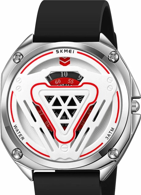 Наручные часы skmei 2062sird silver/red 