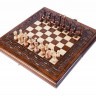 Шахматы + нарды резные "Армянский Орнамент" 30, Haleyan 